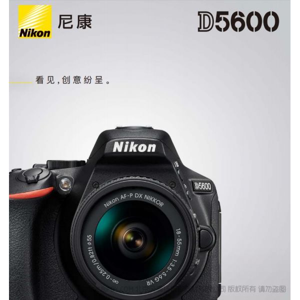 Nikon D5600尼康宣传彩页Nikon D5600 海报 宣传册Nikon D5600 经销商宣传画册 Nikon D5600展会宣传图 