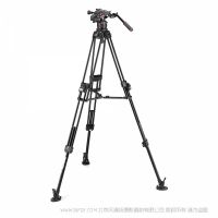 曼富图 Manfrotto MVK612TWINFA Nitrotech 612摄像云台和645快速双管铝合金摄像三脚架套装