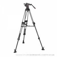 曼富图 Manfrotto MVK612TWINFC Nitrotech 612摄像云台和645快速双管碳纤维摄像三脚架套装 