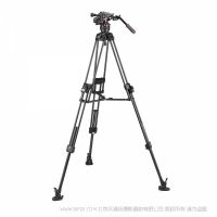 曼富图 Manfrotto MVK608TWINFC Nitrotech 608摄像云台和645快速双管碳纤维摄像三脚架套装