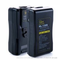 影宸 Rolux RL-130S 广播级摄像机V口电池 摄像机V型口大电池 适用于索尼V口