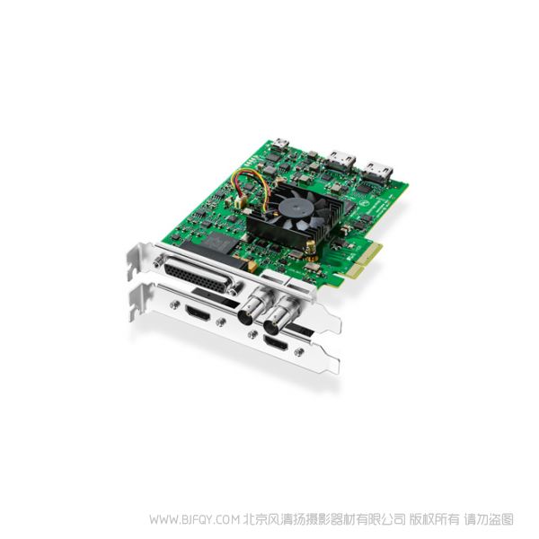 BMD DeckLink Studio 4K  如果您使用众多模拟视频和音频设备进行制作，并且需要在SD、HD、2K和Ultra HD之间无缝工作，那么DeckLink Studio 4K就是理想选择