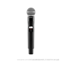 Shure 舒尔 QLXD2/SM58  QLXD24/SM58 话筒配备QLXD2手持式发射机  QLX-D™数字无线系统之手持式无线发射机。