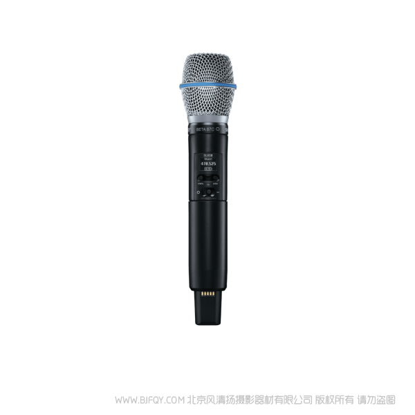 Shure 舒尔 SLXD2/B87C 配备Beta®87C话筒头的手持式发射机  SLXD24CN/B87C 收发套装