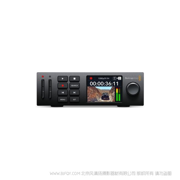 BMD  HyperDeck Studio HD Mini 3G-SDI输入输出、HDMI输出、双SD卡存储介质插槽、内置同步和时间码生成器 录像机