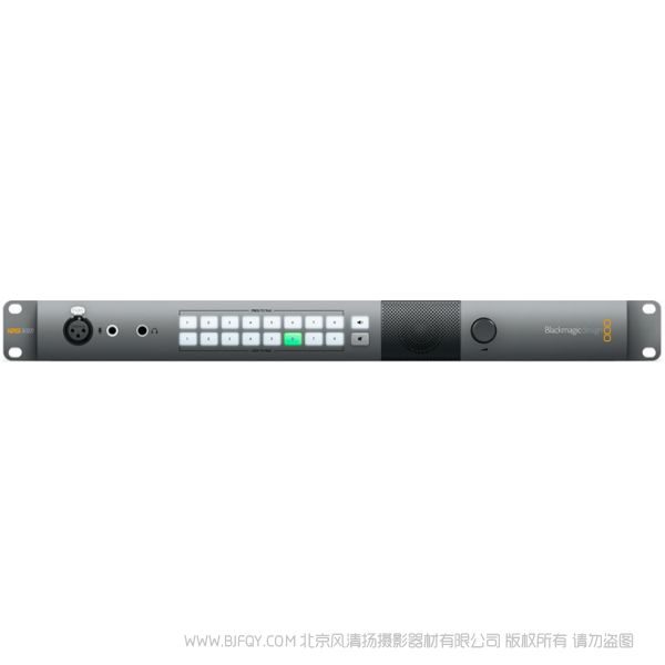 BMD ATEM Talkback Converter 4K  15、16号内嵌音频通道来实现多达8台摄影机SDI对讲功能 