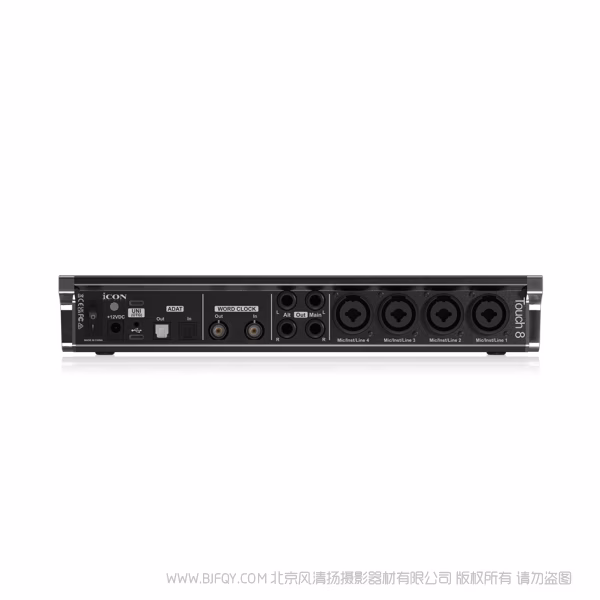 艾肯 Touch 8 Touch8 12&times;14 触摸调音台 音频接口： 专业录音棚级性能，尽在你的桌面