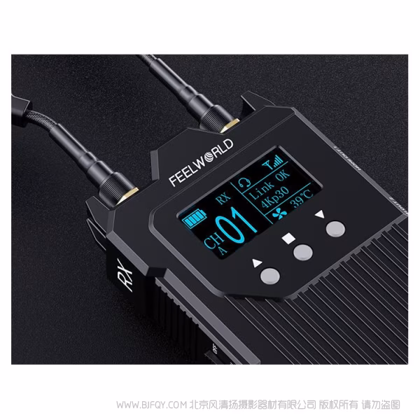  富威德 FEELWORLD WT1H 4K无线图传 全双工语音通话 双HDMI直播推流  带通话的图传