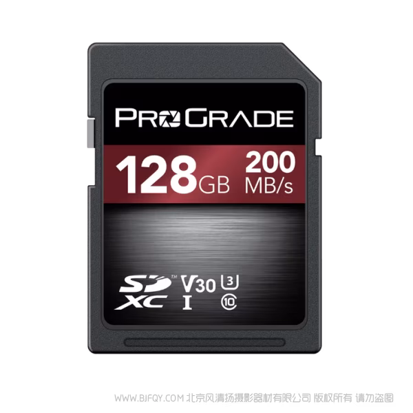  ProGrade Digital 铂格瑞 V30 锶系列 存储卡 闪存 SDXC UHS-I V30 200R Strontium Memory Card R200MB/s W50MB/s