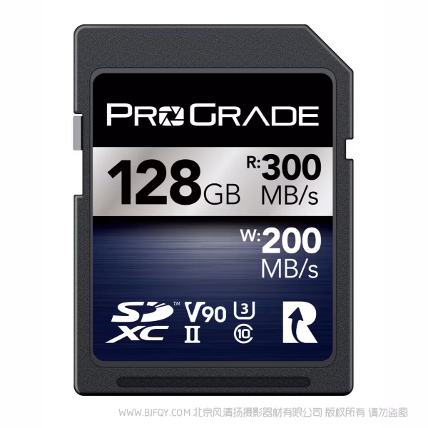 ProGrade 铂格瑞 SDXC V90 Iridium  铱系列 SD存储卡 R300MB W250MB 闪存  
