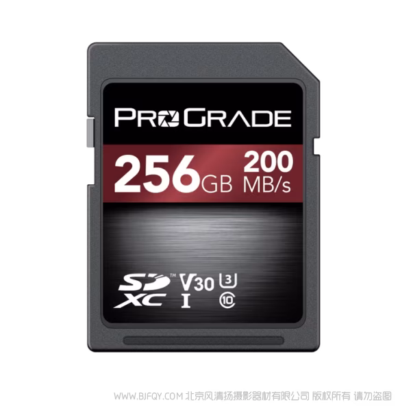  ProGrade Digital 铂格瑞 V30 锶系列 存储卡 闪存 SDXC UHS-I V30 200R Strontium Memory Card R200MB/s W50MB/s