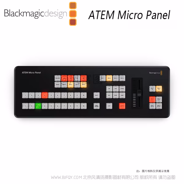 BMD BlackmagicDesign ATEM Micro Panel 背光键盘 较大支持20个信号源