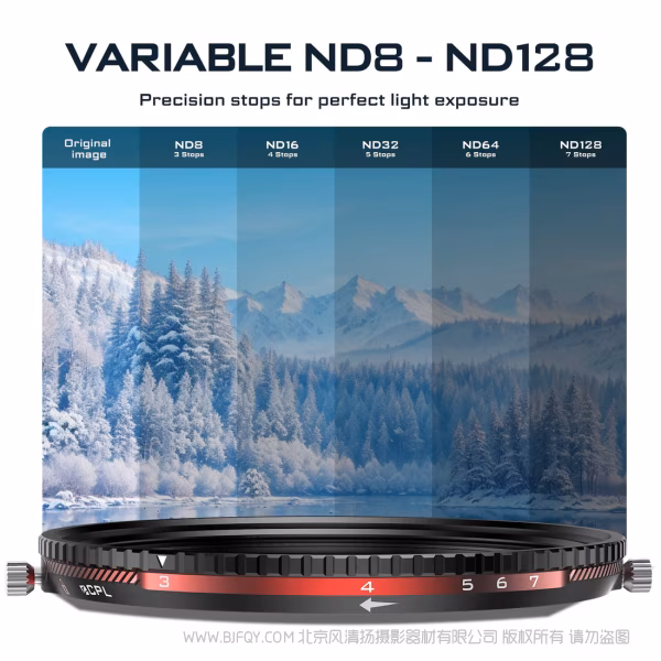 Freewell 菲尔威 FW-V2 磁吸可变减光套装 Magnetic Hybrid VND/CPL 3-7 Stops Filter 