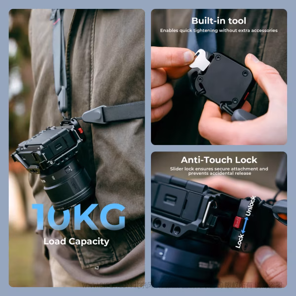 Freewell 菲尔威 FW-CSQR 腕带快装套装 Camera Strap Quick Release Clamp