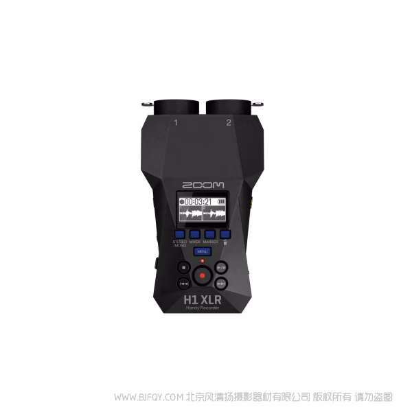 ZOOM H1XLR 手持录音机 入门款  面向所有创作者的 32 位浮点录音 