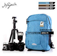 Najelr摄影包For尼康D810/D7200佳能750d/6d/5d3单反相机双肩背包