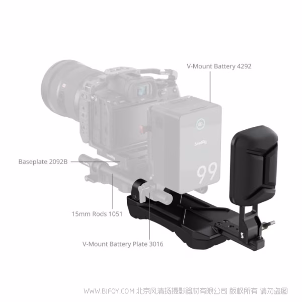 SmallRig斯莫格肩托 (15mm 双管通用版) 5153
