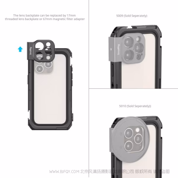 SmallRig iPhone 16 Pro Max 专用视频拓展框简约版 5006