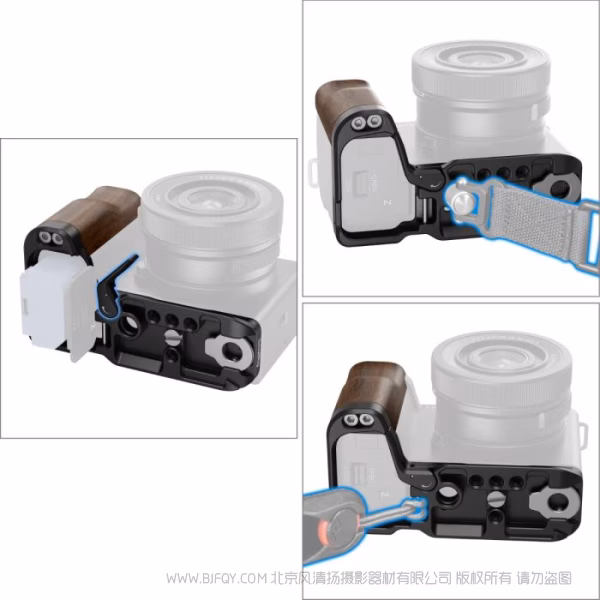 SmallRig 索尼 ZV-E10 II木头L型手柄 4864