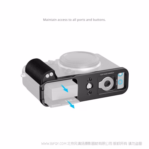 SmallRig斯莫格硅胶L型手柄 (适用于富士 X-E5)（黑色）5448