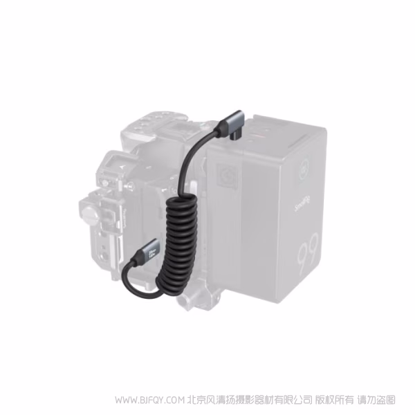SmallRig USB-C 转 USB-C 弹簧数据传输线 （直头转弯头 ） 4792