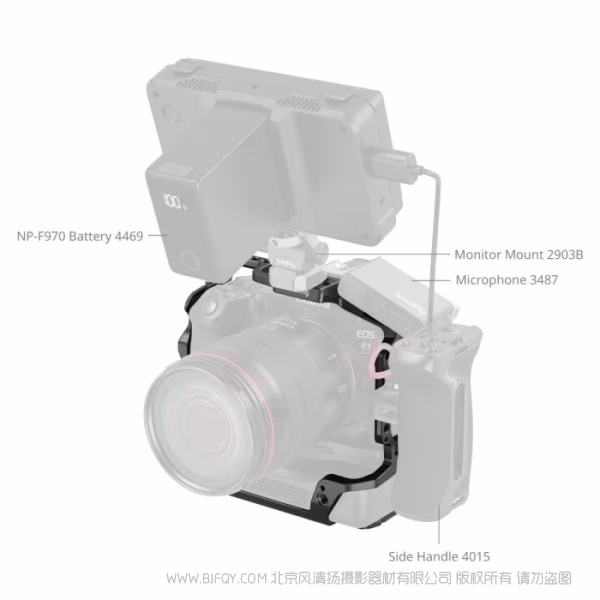SmallRig斯莫格拓展框 (适用于佳能 EOS R5 Mark II 搭配散热风扇CF-R20EP使用) 5092