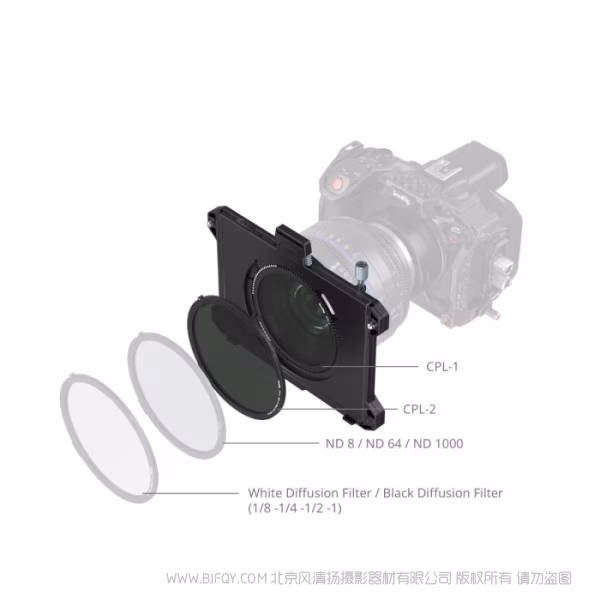 SmallRig CPL&amp;VND双重滤镜遮光斗套件 5011