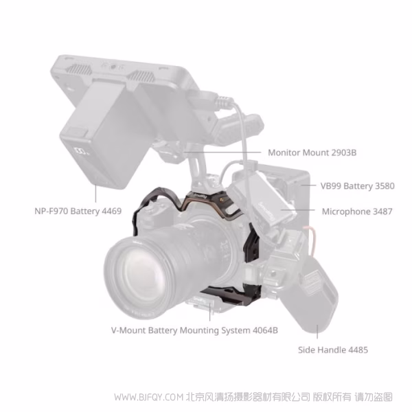 SmallRig斯莫格「夜鹰」拓展框(适用于尼康Z5 / Z5II / Z6 / Z6II / Z7 / Z7II) 5258