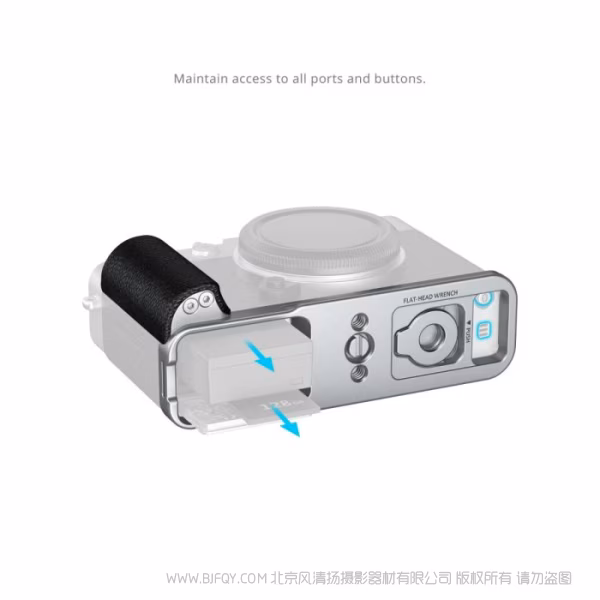 SmallRig斯莫格硅胶L型手柄 (适用于富士X-E5)（银色）5447