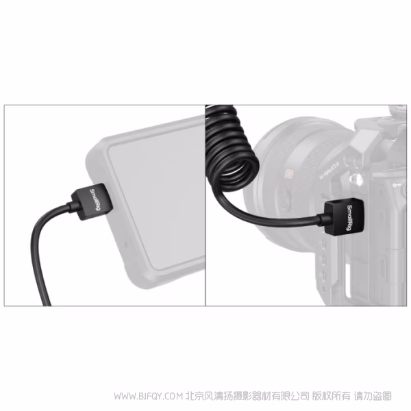 SmallRig斯莫格 HDMI 弹簧数据传输线（A 转 A）4963