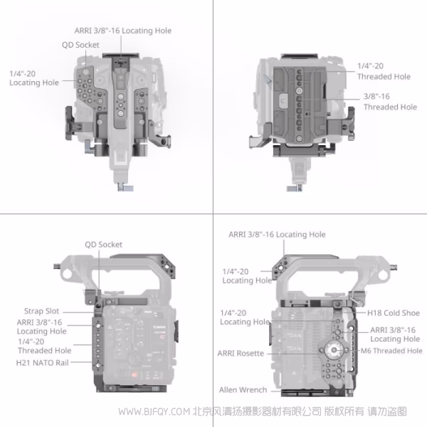 SmallRig 佳能 C400 基础拓展框套件 4947