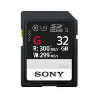 索尼 Sony SF-G32/T1 CN SD存储卡-G系列 SFG32 高速存储卡 相机内存卡  读取300mb  写入 299mb 微单 全画幅相机适用  A7M3 A7R3 